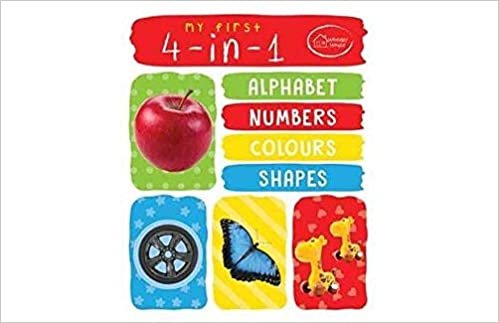 Wonder House Books Editorial My First 4 In 1 Alphabet Numbers Colours Shapes : Padded Board Books تكوين تحميل مجانا Wonder House Books Editorial تكوين