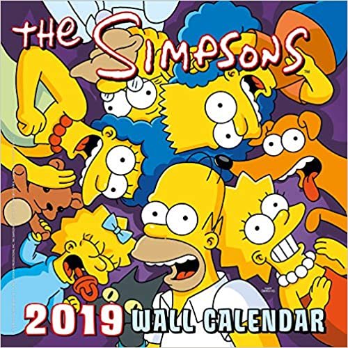 ダウンロード  The Simpsons Official 2019 Calendar - Square Wall Calendar Format 本