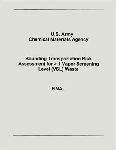 Bounding Transportation Risk Assessment for > 1 Vapor Screening Level (VSL) Waste indir