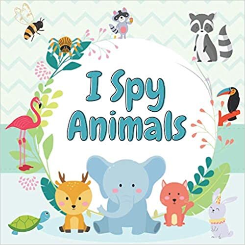 indir I Spy Animals: A Fun Guessing Game with Color for Kids 2-5 Year Olds - Animals Activity Book For Toddlers - Christmas Gift for your Kid
