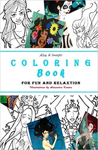 indir Alex K Images: Coloring Book for Fun and Relaxation