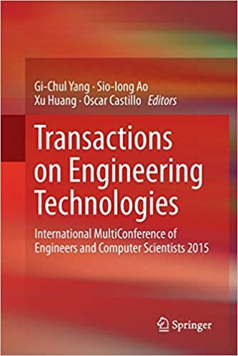 Transactions on Engineering Technologies: International MultiConference of Engineers and Computer Scientists 2015