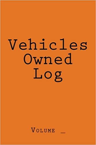 indir Vehicles Owned Log: Orange Cover (S M Car Journals)