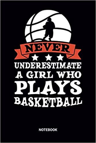 Notebook: Dotted Lined Girl Basketball Notebook (6x9 inches) ideal as a Journal for High School, College and Hobby Players. Perfect as a Bball Players ... Lover. Great gift for Girls, s and Women indir