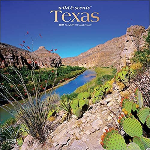 Texas Wild & Scenic 2021 - 16-Monatskalender: Original BrownTrout-Kalender [Mehrsprachig] [Kalender] (Wall-Kalender) indir