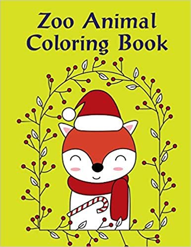 تحميل Zoo Animal Coloring Book: Christmas Book from Cute Forest Wildlife Animals