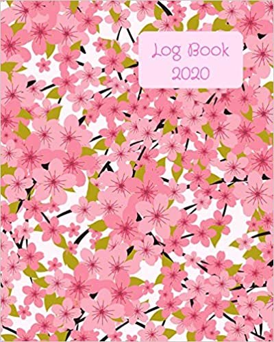تحميل Log Book 2020: Low content book publishers log book. List date made, isbn, title, interior source and imprint used. Perfect to organize and track books published. Pretty pink cherry blossom design