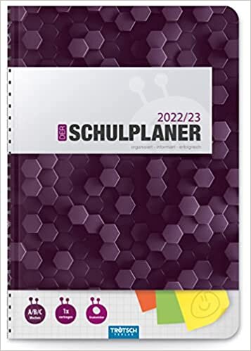 Troetsch Schulplaner Lila 2022/2023: Planer Schuelerkalender Hausaufgabenheft Timer ダウンロード