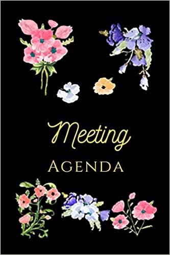 تحميل Meeting Agenda: Business Minute Record Book, Taking Minutes Log Book Action Notes for Office