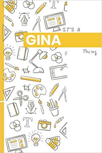indir IT&#39;S A GINA THING: YOU WOULDN&#39;T UNDERSTAND Lined Notebook / Journal Gift, 120 Pages, Glossy Finish