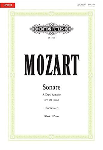 تحميل Piano Sonata in a K331 (300i): Based on the Recently-Discovered Partial Autograph, Urtext, Sheet