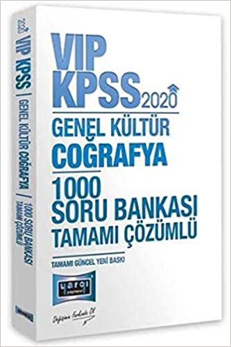 Yargı KPSS VİP Coğrafya Tamamı Çözümlü 1000 Soru Bankası 2020-YENİ indir