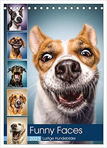 ダウンロード  Funny Faces - Lustige Hundebilder (Tischkalender 2023 DIN A5 hoch): Herrliche Hunde-Gesichter mit einer Prise Humor. (Monatskalender, 14 Seiten ) 本