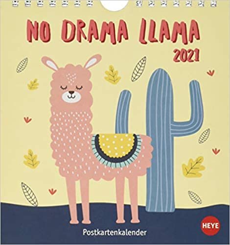 ダウンロード  Lama Postkartenkalender - Kalender 2021 本