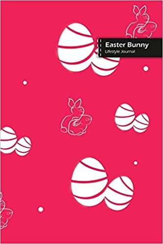 تحميل Easter Bunny Lifestyle Journal, Blank Write-in Notebook, Dotted Lines, Wide Ruled, Size (A5) 6 x 9 In (Pink)