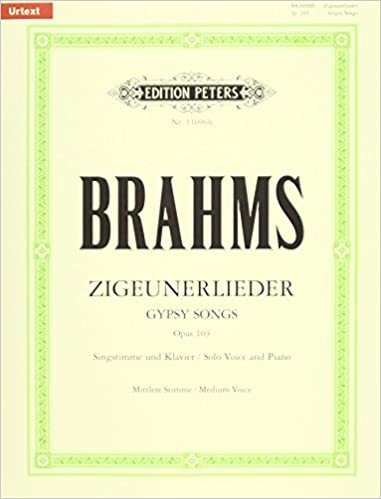 Brahms, J: 8 Zigeunerlieder aus op. 103 / URTEXT indir