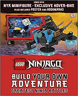 DK LEGO NINJAGO Build Your Own Adventure Greatest Ninja Battles: with minifigure and exclusive Model تكوين تحميل مجانا DK تكوين