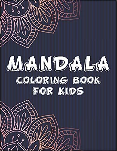 indir Mandala Coloring Book For Kids: Easy Mandalas And Patterns To Color For Children, Coloring Pages With Simple Designs