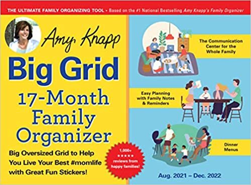 Amy Knapp's Big Grid Family Organizer 2022 Calendar (Amy Knapp's Plan Your Life Calendars) ダウンロード