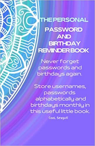 Password Book With Alphabetical Tabs & Birthday Calendar, Remander: 5.5x8.5 Inch 80 Pages Small (Mandala Design Cover) indir
