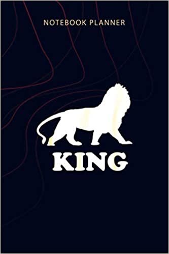 ダウンロード  Notebook Planner Lions Matching Dad and Son King Prince Father Day Gift: Money, 114 Pages, Personalized, Planning, Agenda, 6x9 inch, Home Budget, Planner 本