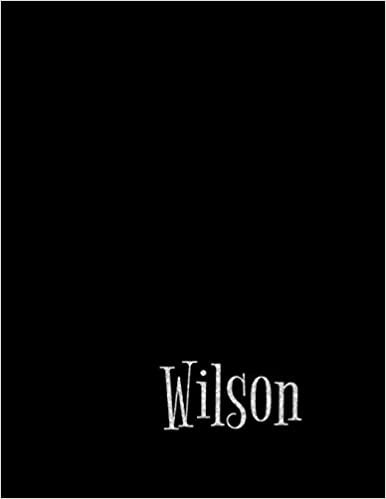 Wilson Entrepreneur Personalized Minimalist Grid Notebook - 8.5x11 100 grid pages- Matte Wilson Personalized Matte Silk Cover with sturdy white pages notebook