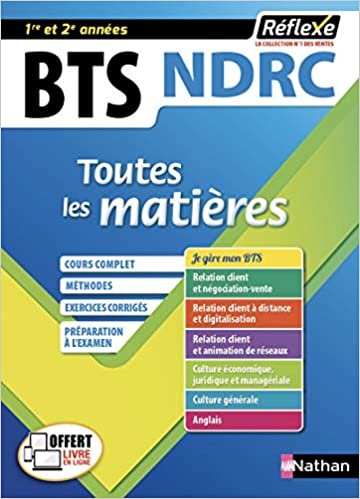 Négociation et Digitalisation de la relation client BTS NDRC 1/2 (Toutes les matières Réflexe N°8) (08) indir