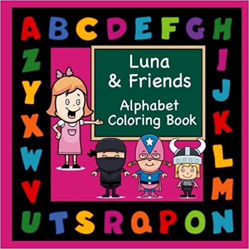 indir Luna &amp; Friends Alphabet Coloring Book (Personalized Books for Children)