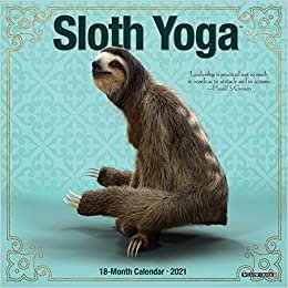 indir Sloth Yoga 2021 Calendar