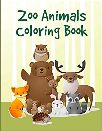 تحميل Zoo Animals Coloring Book: Cute Christmas Coloring pages for every age