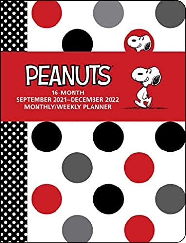 Peanuts 16-Month September 2021-December 2022 Monthly/Weekly Planner Calendar