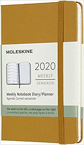 ダウンロード  Moleskine Classic 12 Month 2020 Weekly Planner, Hard Cover, Pocket (3.5" x 5.5") Ripe Yellow 本