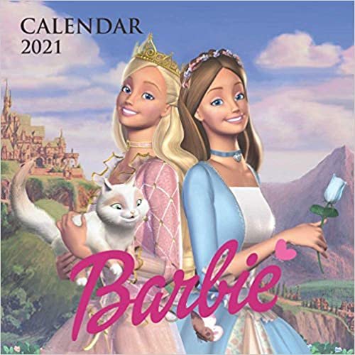 ダウンロード  Barbie: 2021 Wall Calendar - Large 8.5" x 17" When Open - 12 Months 本