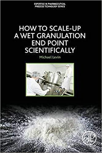 How To Scale-Up A Wet Granulation End Point Scientifically By Michael Levin