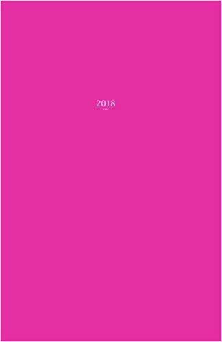 indir 2018 ....: Agenda 2018, 13.97 x 21.59 cm = A5, tapa blanda Rosado - S. Libros