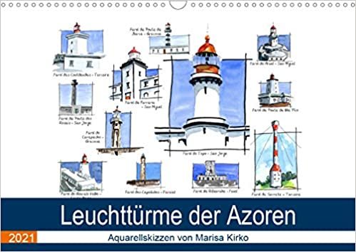 Leuchttuerme der Azoren (Wandkalender 2021 DIN A3 quer): Leuchttuerme der Sehnsuchtsinseln Azoren - Symbol fuer Orientierung, fuer Weite und Heimat finden (Monatskalender, 14 Seiten ) ダウンロード