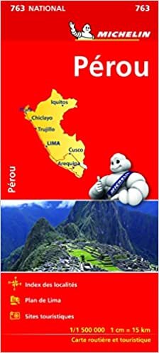 اقرأ Peru - Michelin National Map 763 الكتاب الاليكتروني 