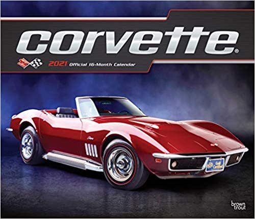 indir Corvette 2021 - 16-Monatskalender: Original BrownTrout-Kalender - Deluxe [Mehrsprachig] [Kalender] (Deluxe-Kalender)