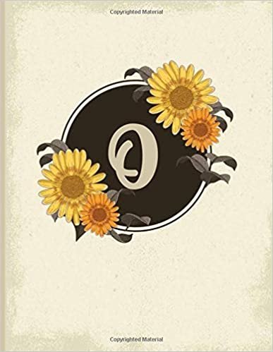 indir Vintage Sunfower Notebook Monogram Letter O: Sunflower Gratitude Journal Monogram Letter O with Interior Pages Decorated With More Sunflowers ,Daily ... for Women And Girls she loves Sunflowers