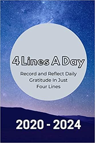 تحميل 4 Lines A Day - Record and Reflect Daily Gratitude In Just Four Lines