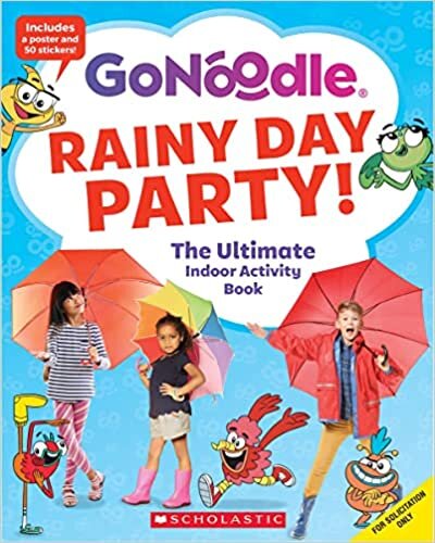 تحميل Rainy Day Party! the Ultimate Rainy Day Activity Book (Gonoodle) (Media Tie-In)