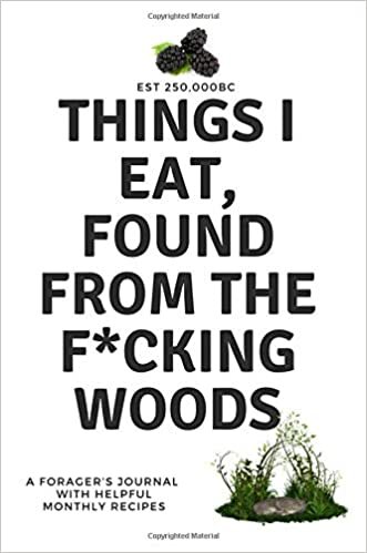 indir things I eat, found from the f*cking woods: Monthly Inspirational Recipe and Logbook entry pages