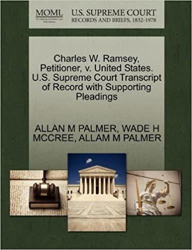 indir Charles W. Ramsey, Petitioner, v. United States. U.S. Supreme Court Transcript of Record with Supporting Pleadings