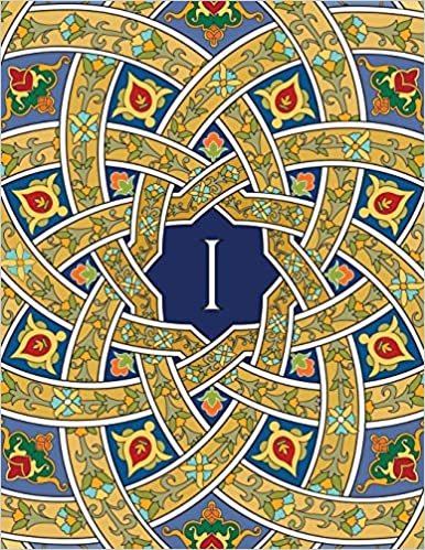indir Monogram I Sketchbook: Blank Art Pad Notebook Jounal (Arabesque Three 150 Sketch)