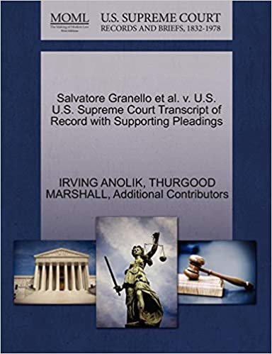 Salvatore Granello et al. v. U.S. U.S. Supreme Court Transcript of Record with Supporting Pleadings indir