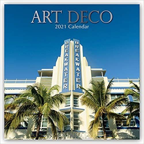 Art Deco - Kunst 2021 - 16-Monatskalender: Original The Gifted Stationery Co. Ltd [Mehrsprachig] [Kalender] (Wall-Kalender) indir