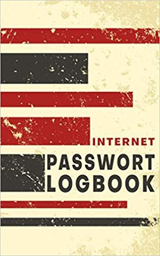 Internet Passwort Logbook: Small Password Manager Book 5 x 8 inches