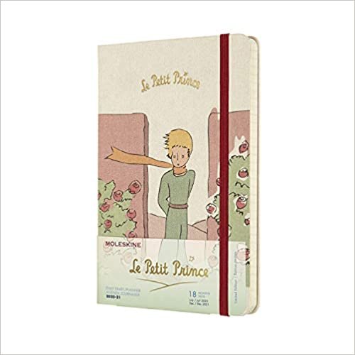 ダウンロード  Moleskine 2020-21 Petit Prince Daily Planner, 18M, Large, Roses, Hard Cover (5 x 8.25) 本