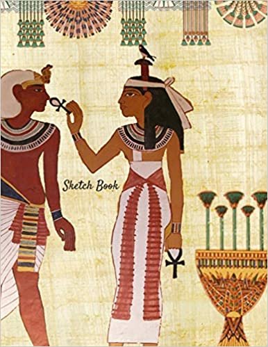 تحميل Sketch Book: Ancient Egyptian Themed Personalized Artist Sketchbook For Drawing and Creative Doodling