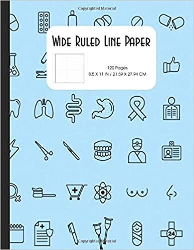 indir Composition Notebook: Wide Ruled Line Paper: Notebook, Composition Book, Exercise Book, Journal, Diary, School / College Book, Scribble